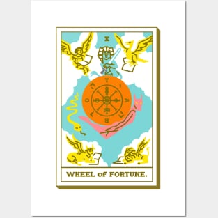 X - Wheel of Fortune - Tarot Card Posters and Art